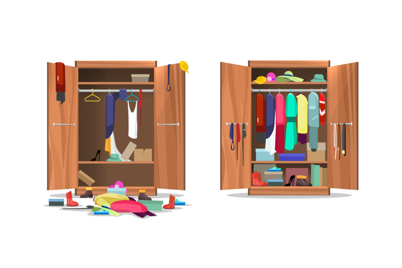 wardrobe-before-and-after-organization