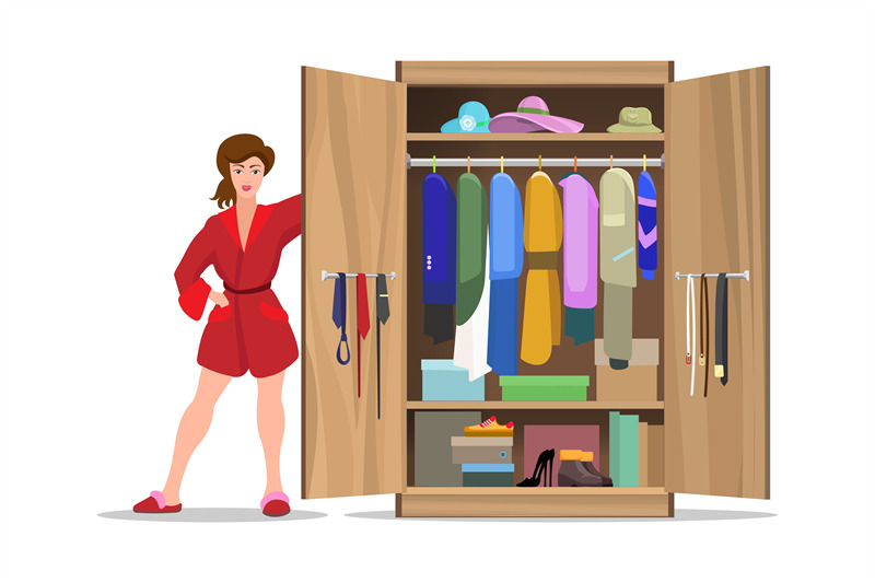 woman-with-open-closet