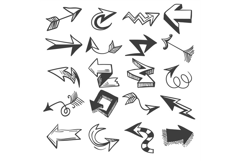 doodle-drawing-arrow-elements