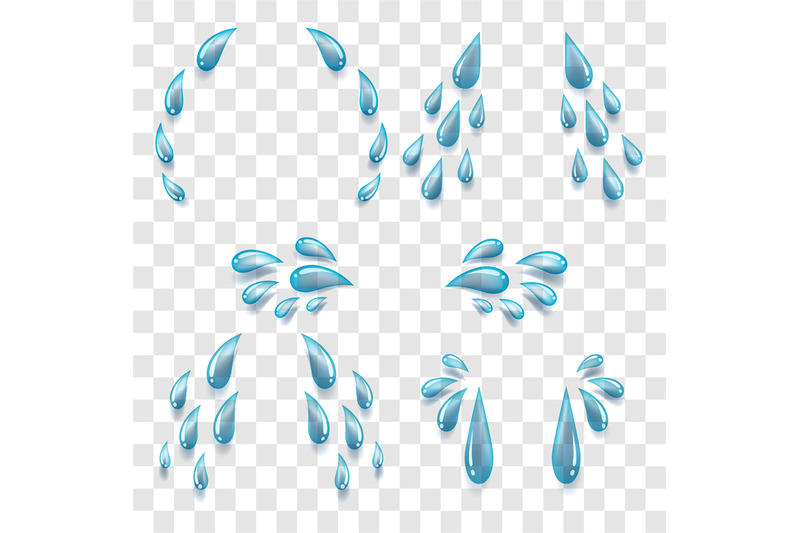 cartoon-3d-teardrops-on-transparent