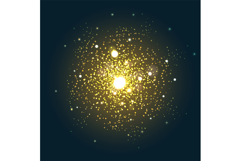 explosive-particles-yellow-flare