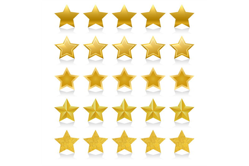 shiny-golden-five-stars