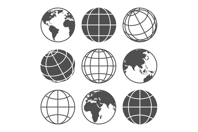 planet-map-globe-icons