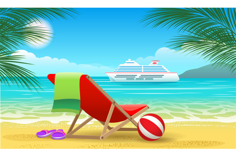 cruise-vessel-and-beach