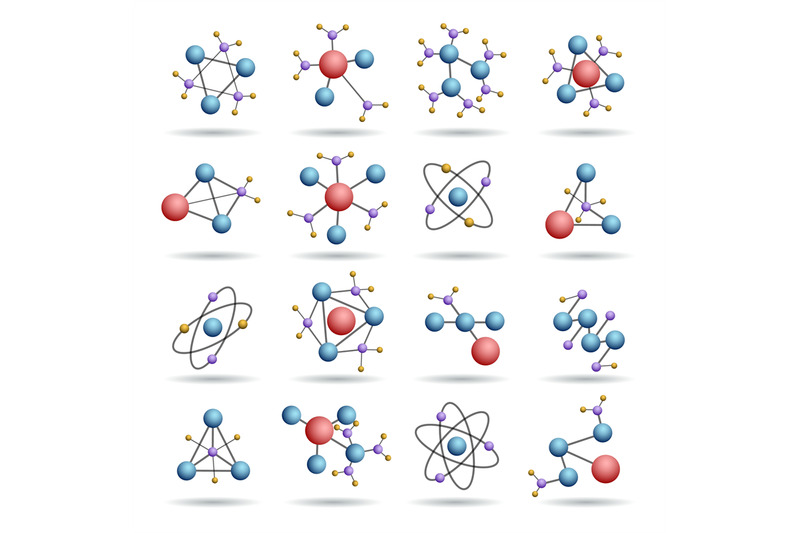 colourful-3d-molecules-structures