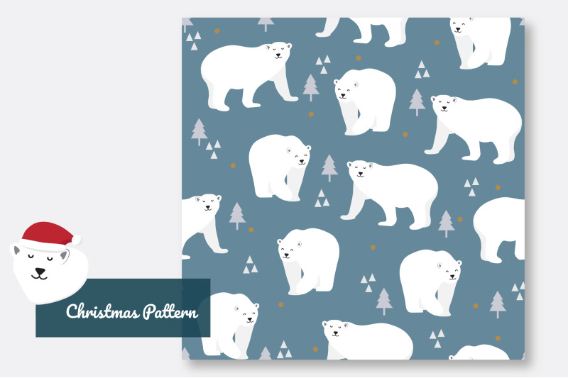christmas-polar-bear-seamless-pattern
