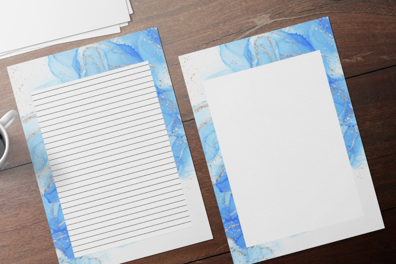 blue-and-gold-watercolor-stationery-papers