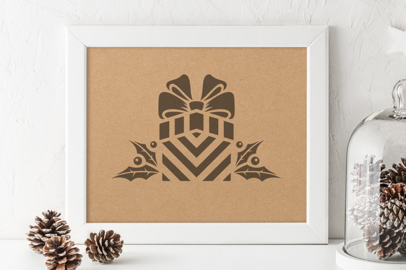 christmas-gift-silhouette-isolated-on-white-background-vector-illustra