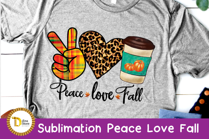sublimation-design-peace-love-fall