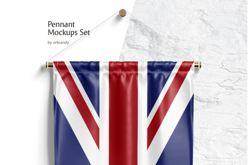 pennant-mockups-set