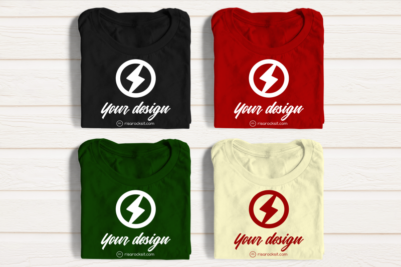 four-folded-tees-png-mock-up