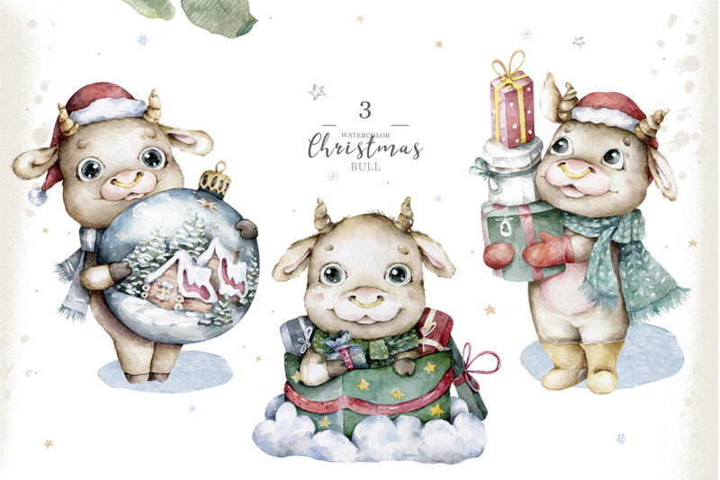 christmas-story-with-cute-bull-039-s