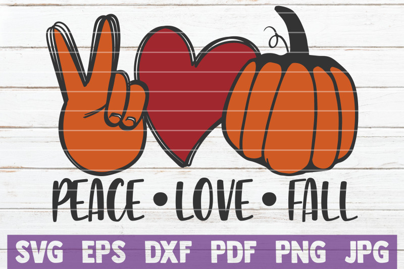 Download Peace Love Fall SVG Cut File By MintyMarshmallows ...