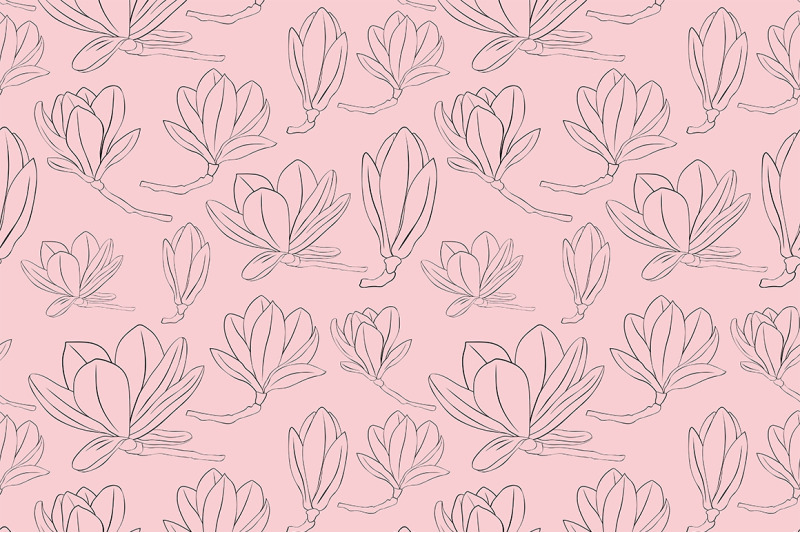 magnolia-pattern-vector-magnolia-svg-flower-pattern-vector