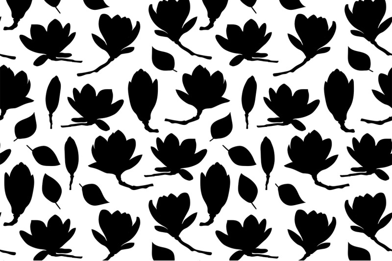 magnolia-silhouettes-pattern-magnolia-flowers-vector-magnolia-svg