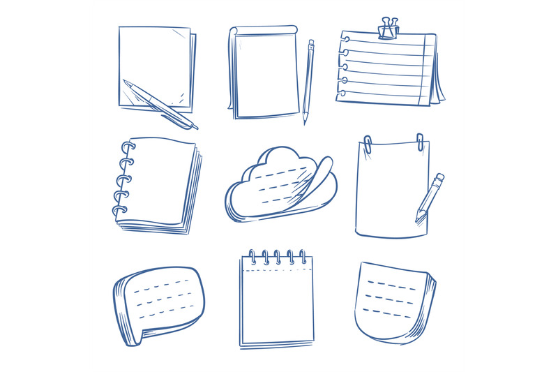 doodle-note-sketch-notebook-memo-paper-various-document-hand-drawn