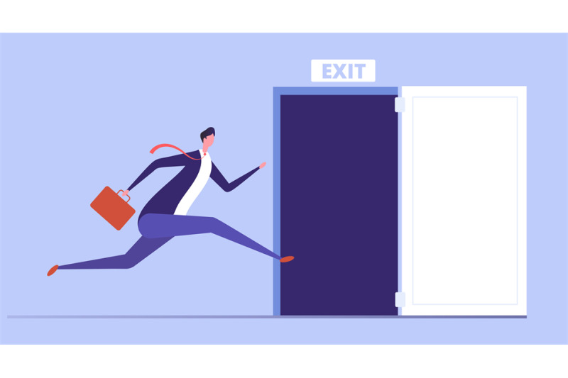 businessman-run-to-open-exit-door-emergency-escape-and-evacuation-fro
