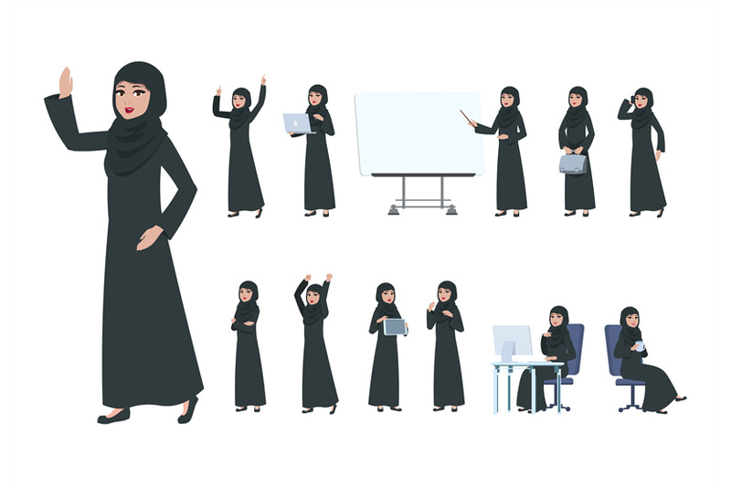 arab-businesswoman-saudi-muslim-business-woman-character-islam-arabi