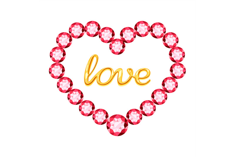 pink-heart-of-crystals-and-gold-inscription-love-isolated-on-white-bac