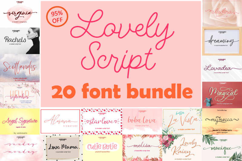 lovely-script-font-bundle