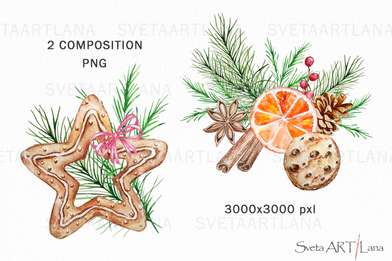 christmas-gingerbread-wreath-clipart