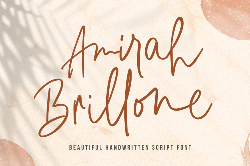 amirah-brillone-signature-font