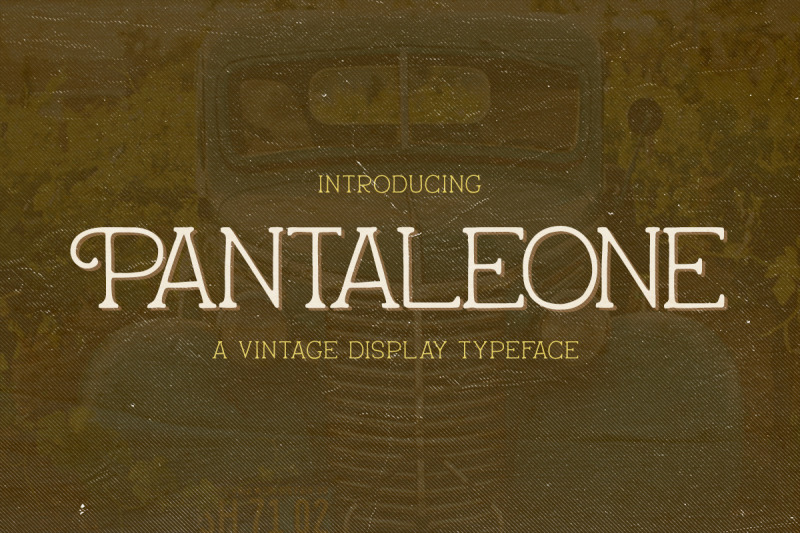 pantaleone-vintage-typeface