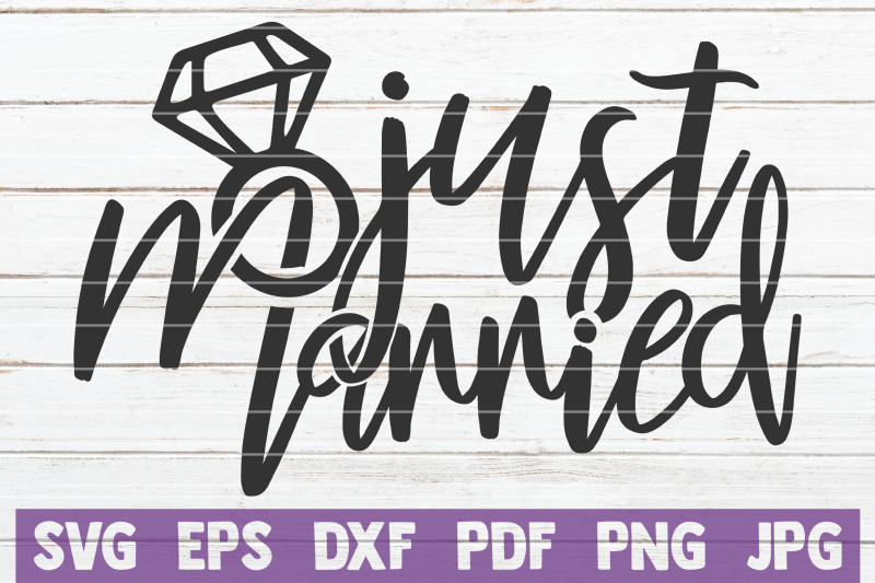 just-married-svg-cut-file