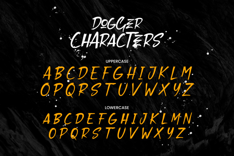 dogger-brush-font