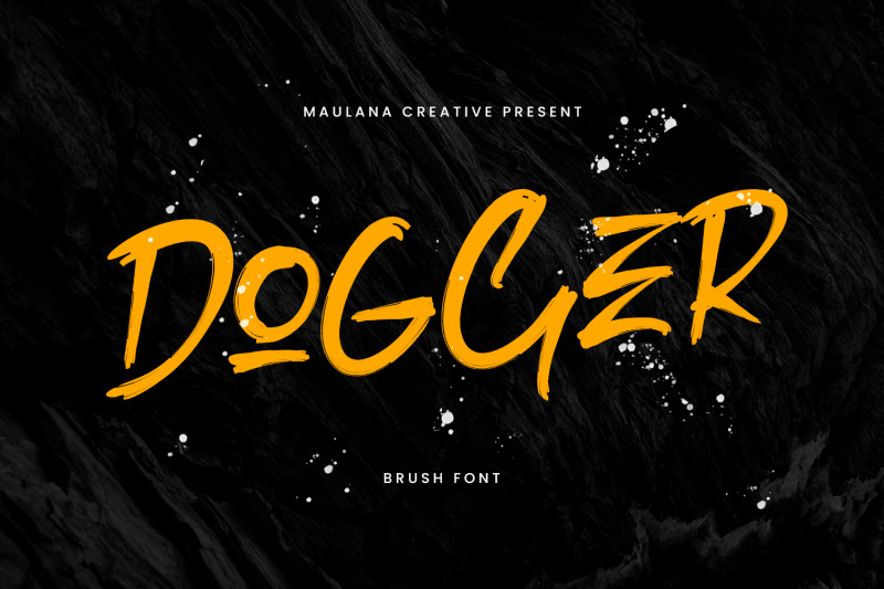 dogger-brush-font