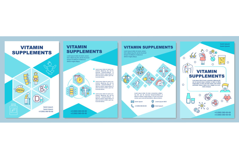 Vitamin supplements brochure template By bsd studio TheHungryJPEG Vitamin supplements brochure template By bsd studio TheHungryJPEG
