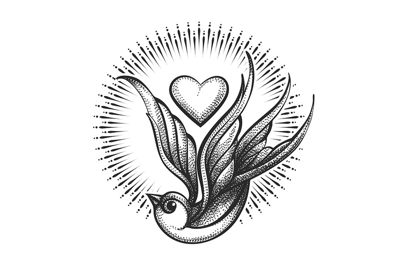 swallow-lovetattoo-in-retro-style