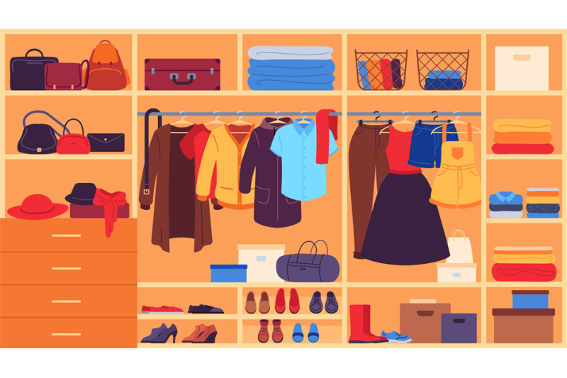 wardrobe-inner-space-closet-shelves-and-hangers-with-clothes-shoes