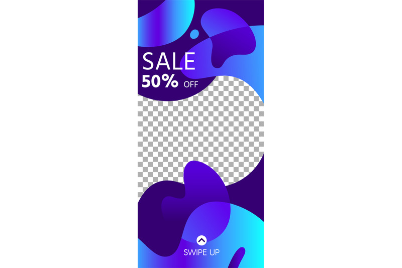 fluid-shapes-story-abstract-sale-social-media-story-template