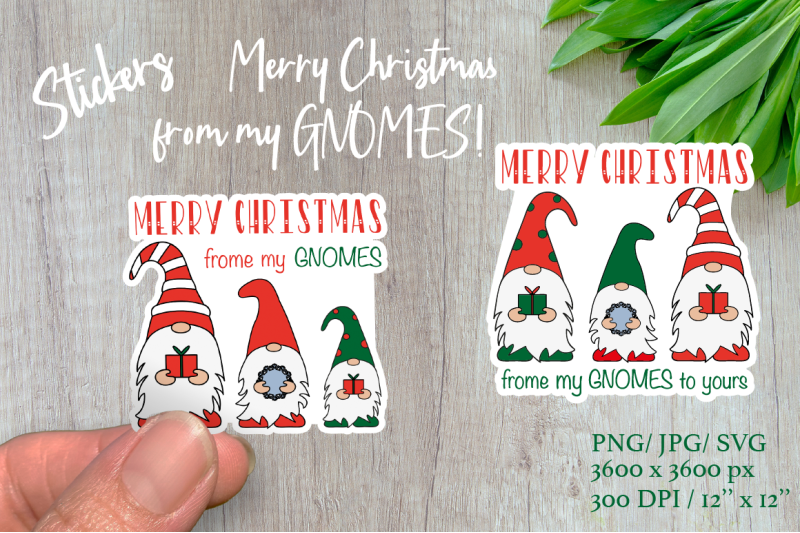 christmas-gnomes-merry-christmas-stickers