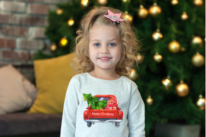 christmas-red-truck