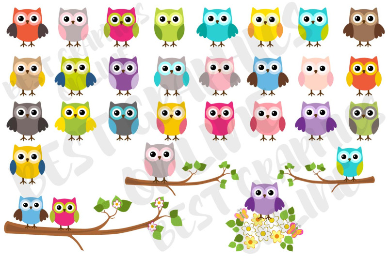 owl-clipart-owl-cute-owls-graphics-set