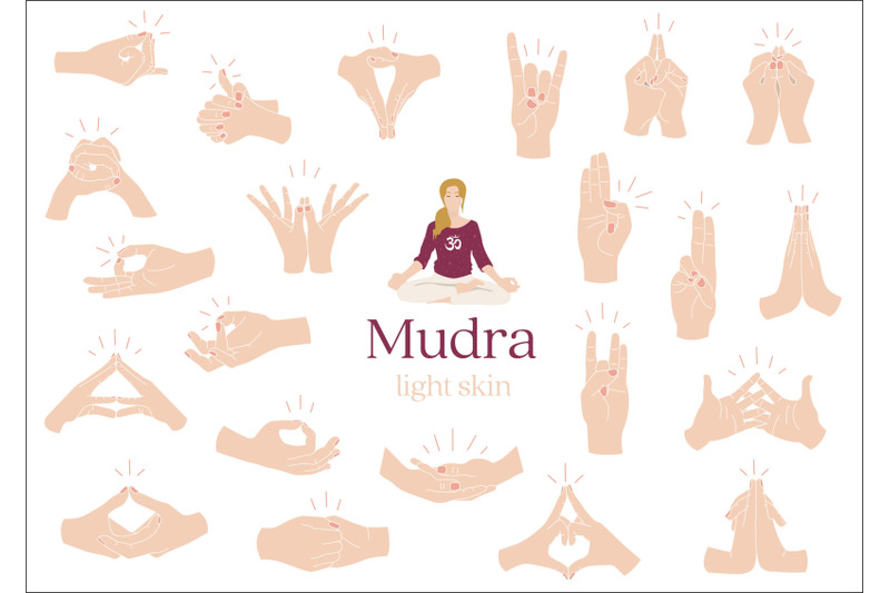 mudra-vector-illustration-collection
