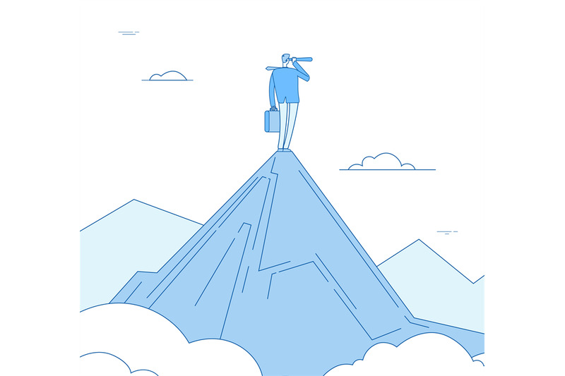 vision-concept-businessman-standing-on-mountain-peak-looking-with-spy