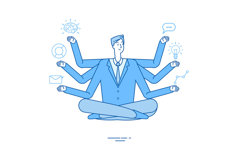 multitasking-businessman-project-manager-sitting-in-relaxation-yoga-l