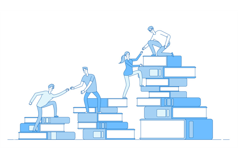 people-book-pile-students-climbing-books-business-success-education-l