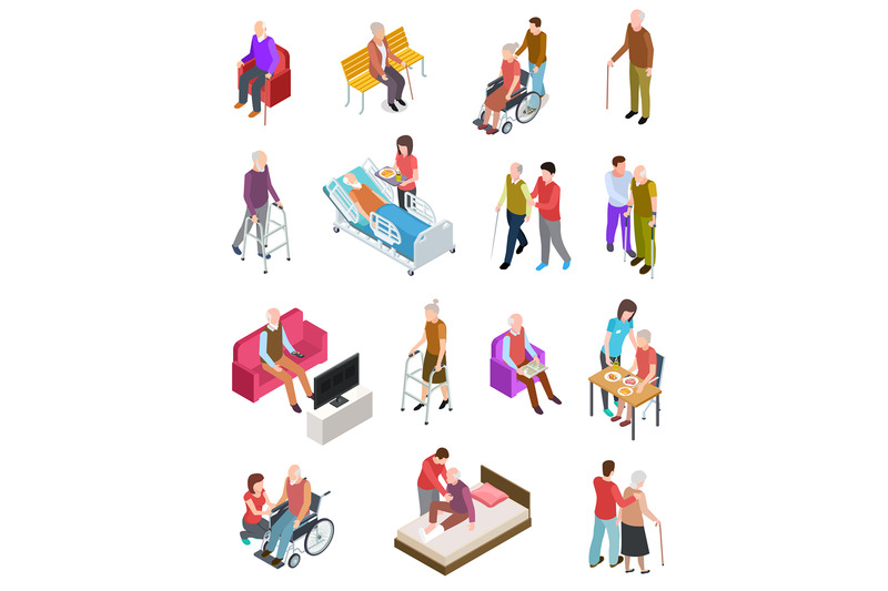 elderly-people-isometric-senior-persons-helper-nurse-seniors-medica