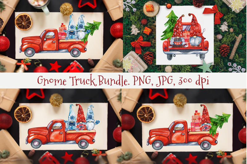 christmas-gnomes-gnome-bundle-watercolor-gnomes-nbsp