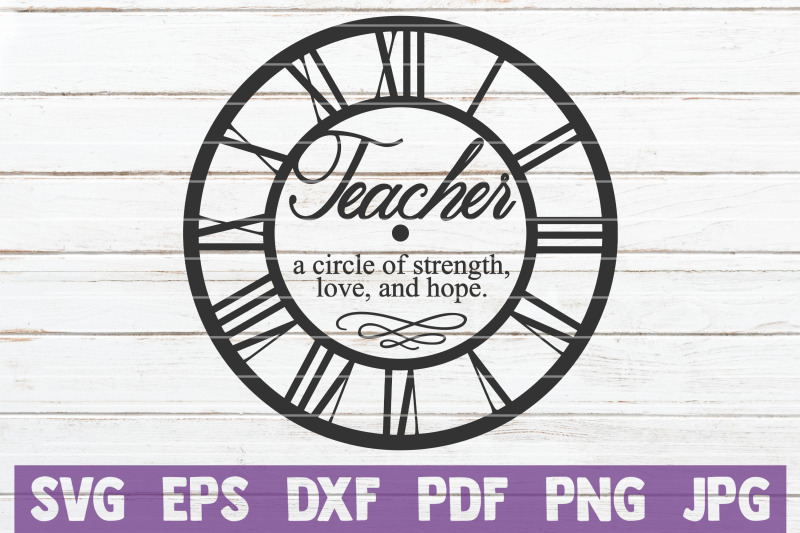 teacher-a-circle-of-strength-love-and-hope-svg-cut-file