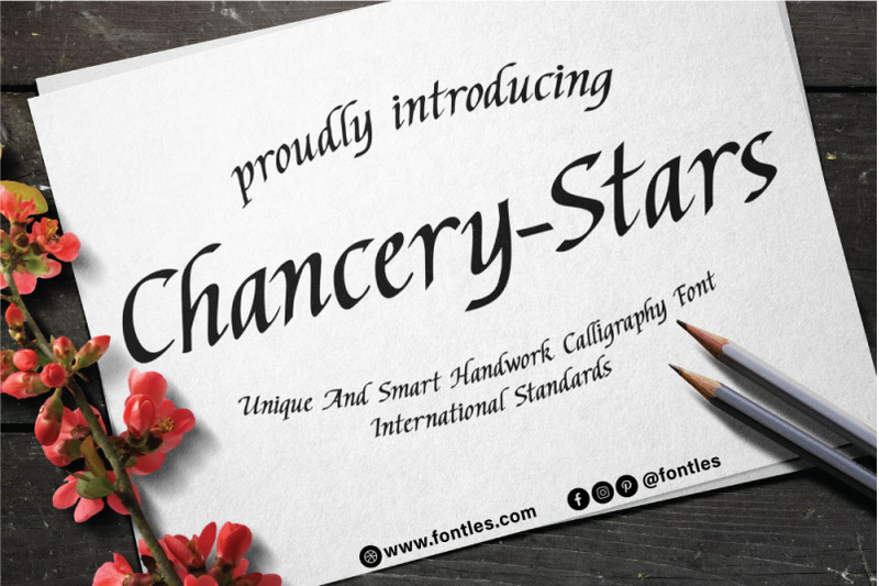 chancery-stars-a-flowing-calligraphy-font