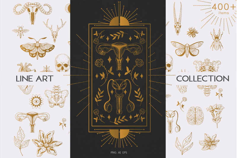 line-art-collection-mystical-pack