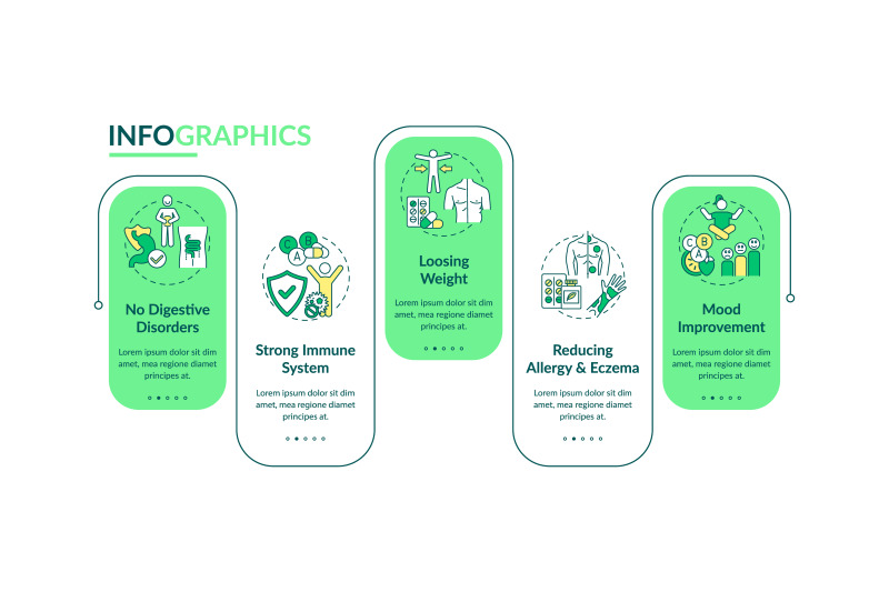 probiotics-advantages-vector-infographic-template