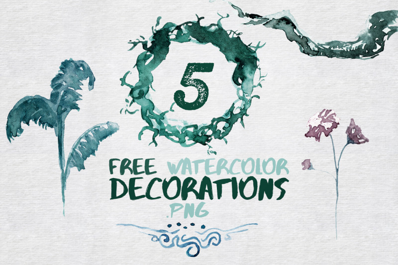 5-watercolor-decorations-and-elements
