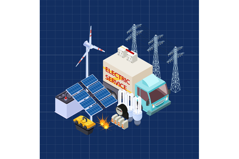 electric-service-vector-isometric-composition-with-energy-safety-eleme