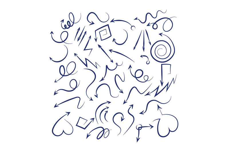 doodle-arrows-set-sketch-swirly-arrows-black-hand-drawn-curved-pointe